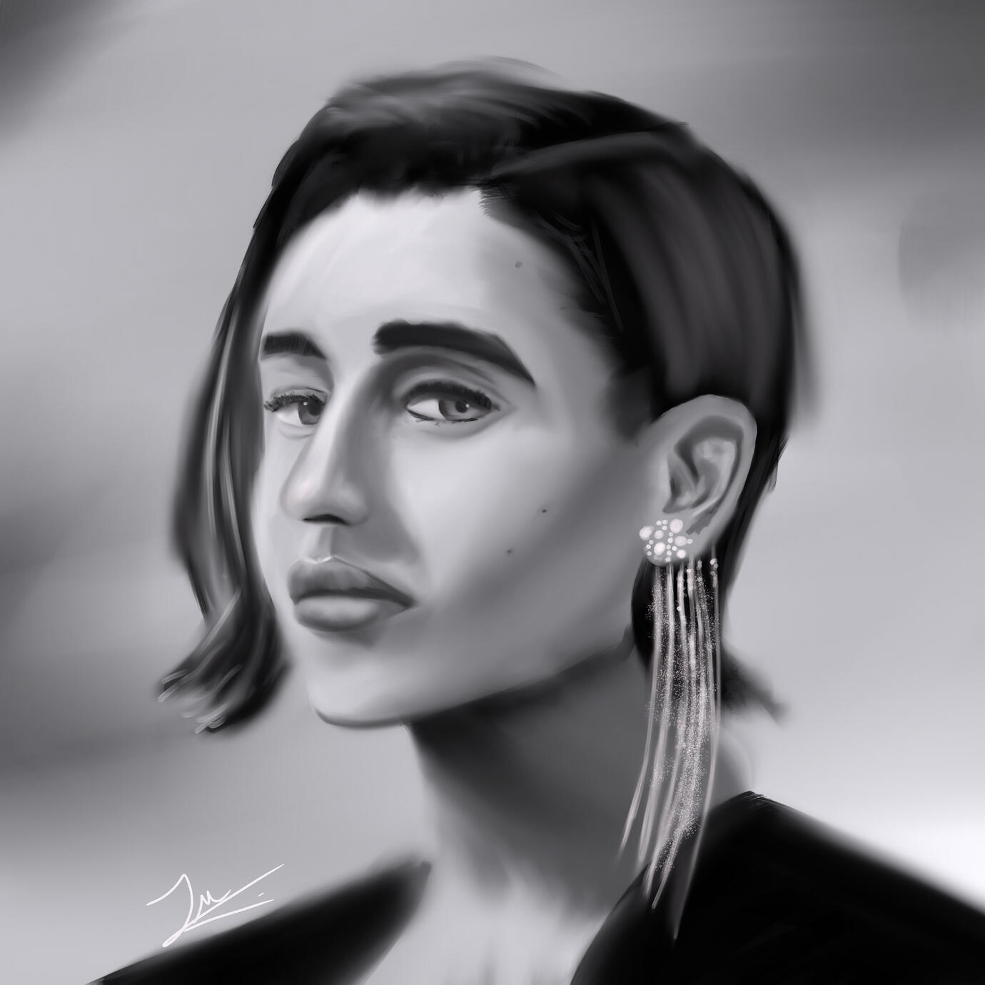 Portrait of Emilia Clarke